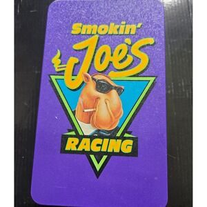 Vintage Smokin Joe's Racing Joe Camel Purple Collectible Tin with Matchbooks